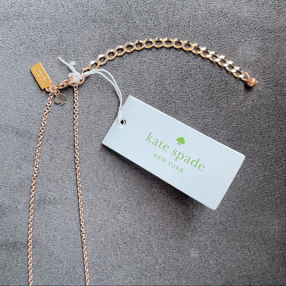 Kate Spade Love Notes Rose Gold necklace - Picture 2 of 4